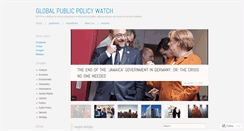 Desktop Screenshot of globalpublicpolicywatch.org